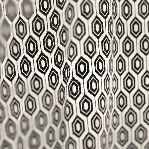 DownEast - Stretch TOP 3/4-sleeves diamond pattern SOFT fitted Sz XS - Gray - Picture 3 of 13